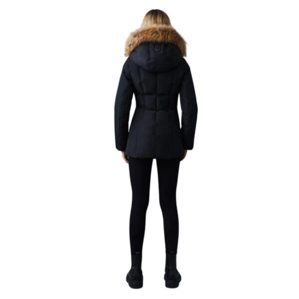 MACKAGE ADALI DOWN COAT WITH NATURAL FUR SIGNATURE MACKAGE COLLAR