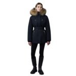 MACKAGE JENI-FZ 2-IN-1 DOWN PARKA WITH REMOVABLE BIB & FUR TRIM