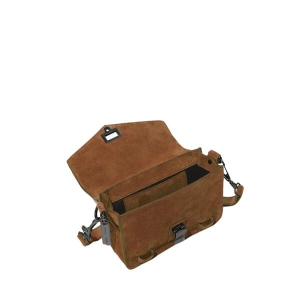 PROENZA PS1 MINI CROSBODY BAG IN SUEDE WALNUT