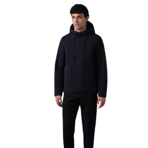 mackage miles light down vertical quilted jacket