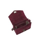PROENZA PS1 MINI CROSBODY BAG IN SUEDE BORDEAUX
