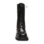 MAGDA BUTRYM COMBAT BOOTS IN BLACK LEATHER