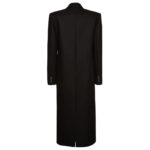 MAGDA BUTRYM LONG CLASSIC WOOL COAT IN BLACK