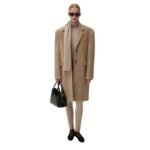 MAGDA BUTRYM ALPACA CAR COAT IN BEIGE