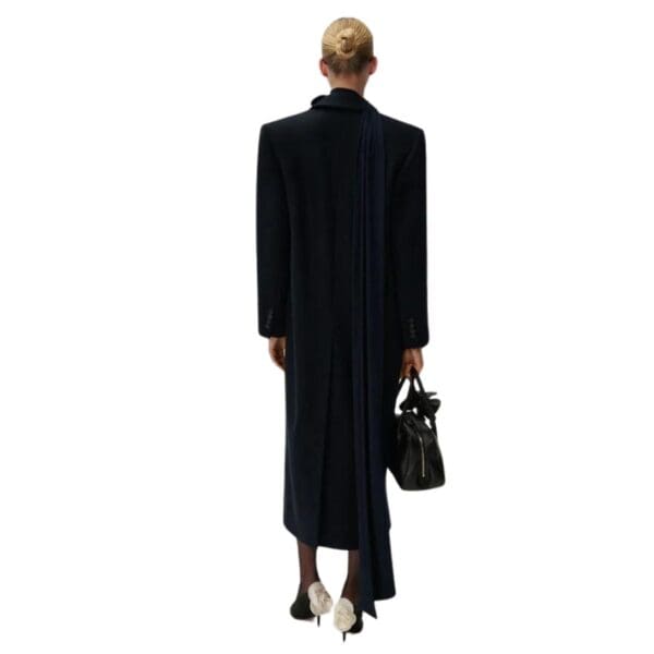 MAGDA BUTRYM LONG CLASSIC WOOL IN NAVY