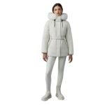 MACKAGE JENI 2-IN-1 DOWN PARKA WITH REMOVABLE BIB AND SHEEPSKIN TRIM