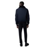 MACKAGE FRANCIS DOWN BOMBER JACKET WITH SHEARLING COLLAR 