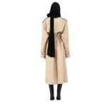 MAGDA BUTRYM DOUBLE BREASTED TRENCH COAT IN BEIGE