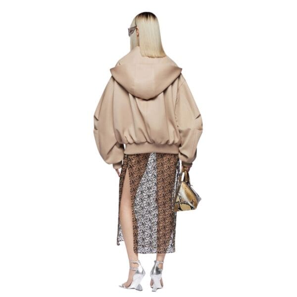 THE ATTICO BEIGE BOMBER