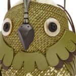 LOEWE BIRD BAG IN IRACA PALM AND CALFSKIN