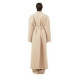 MAGDA BUTRYM CASHMERE WRAP COAT IN BEIGE
