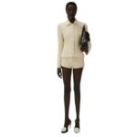 MEGDA BUTRYM BOUCLE HOT SHORTS IN CREAM