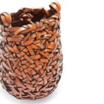 LOEWE SMALL NEST BASKET BAG IN CALFSKIN