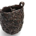 LOEWE SMALL NEST BASKET BAG IN CALFSKIN