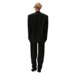 MAGDA BUTRYM CLASSIC OVERSIZED WOOL BLAZER IN BLACK