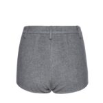 MAGDA BUTRYM WOOL HOT SHORTS IN GREY
