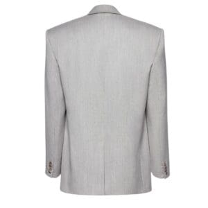 MAGDA BUTRYM OVERSIZED DOUBLE BREASTED BLAZER IN GREY