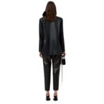 MAGDA BUTRYM LEATHER PANTS IN BLACK