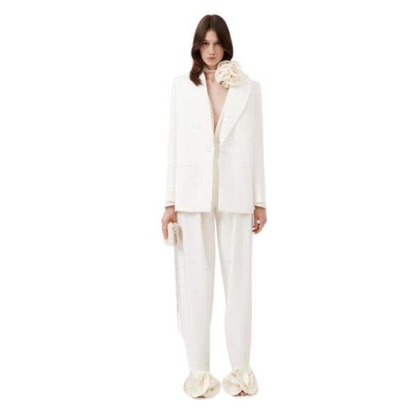 MAGDA BUTRYM SHALDON PANTS IN CREAM