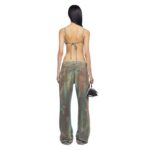 THE ATTICO PANYA CAMOUFLAGE LONG PANTS