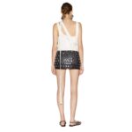 THE ATTICO BLACK MINI SKIRT