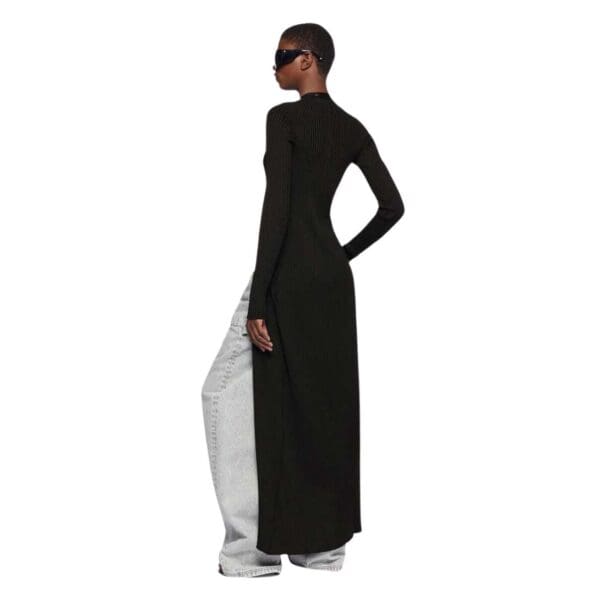 THE ATTICO EFFIE LIGHT GREY LONG PANTS