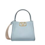 VALENTINO GARAVANI ALLTIME SMALL HANDBAG IN GRAINY CALFSKIN