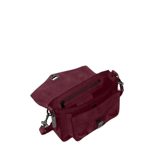 PROENZA PS1 TINY BAG IN SUEDE BORDEAUX