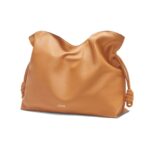 LOEWE LARGE FLAMENCO CLUTCH BAG IN CALFSKIN NAPPA