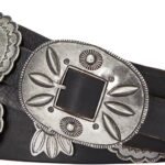 RALPH LAUREN LEATHER CAST CONCHO BELT