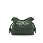 LOEWE FLAMENCO CLUTCH BAG IN PLEATED LAMBSKIN