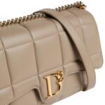 DSQUARED2 D2 STATEMENT SOFT SHOULDER BAG
