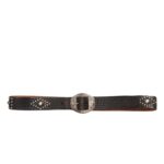 RALPH LAUREN STUDDED LEATHER BELT