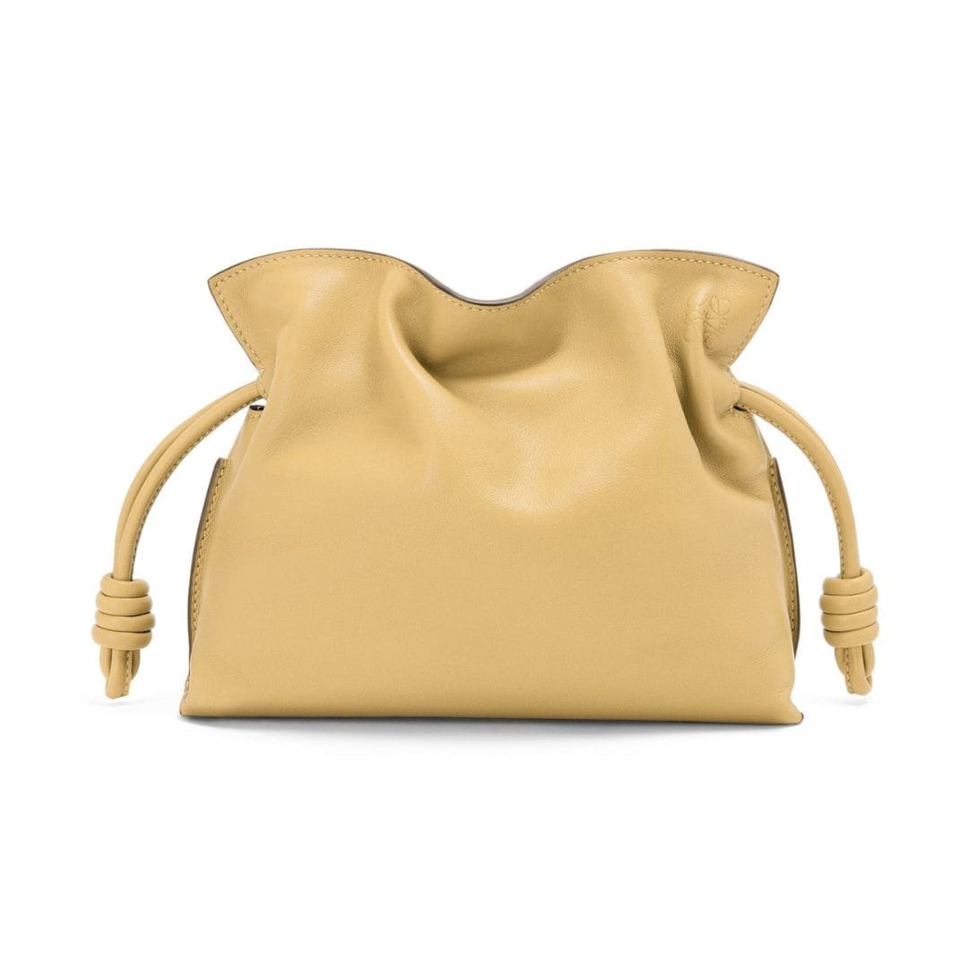 LOEWE MINI FLAMENCO CLUTCH BAG IN CALFSKIN NAPPA