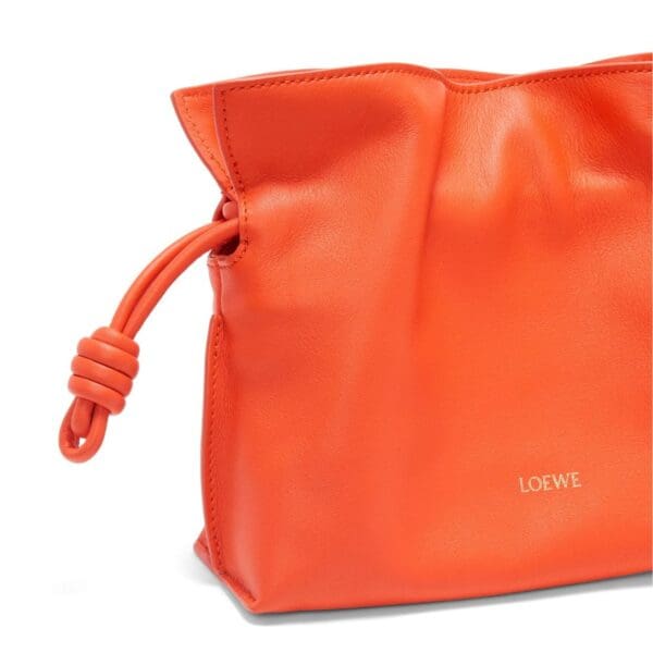LOEWE MINI FLAMENCO CLUTCH BAG IN CALFSKIN NAPPA