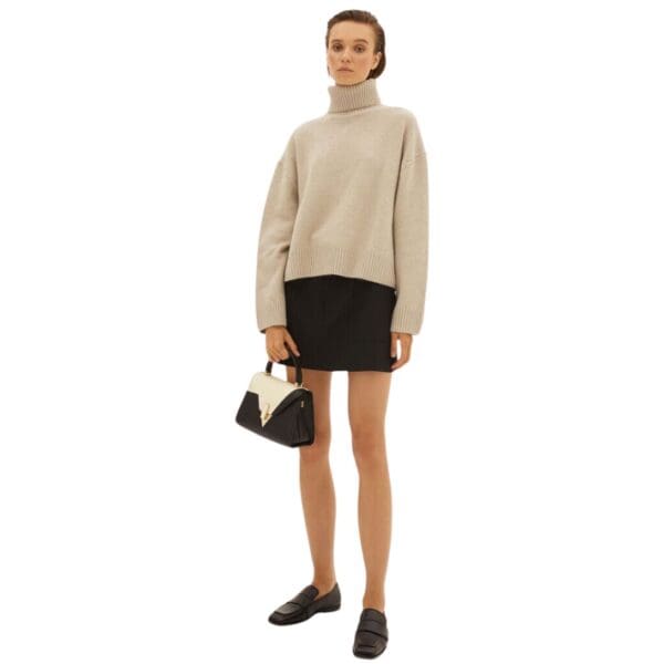 VALEXTRA ISIDE V INTARSIA TOP HANDLE MINI BAG