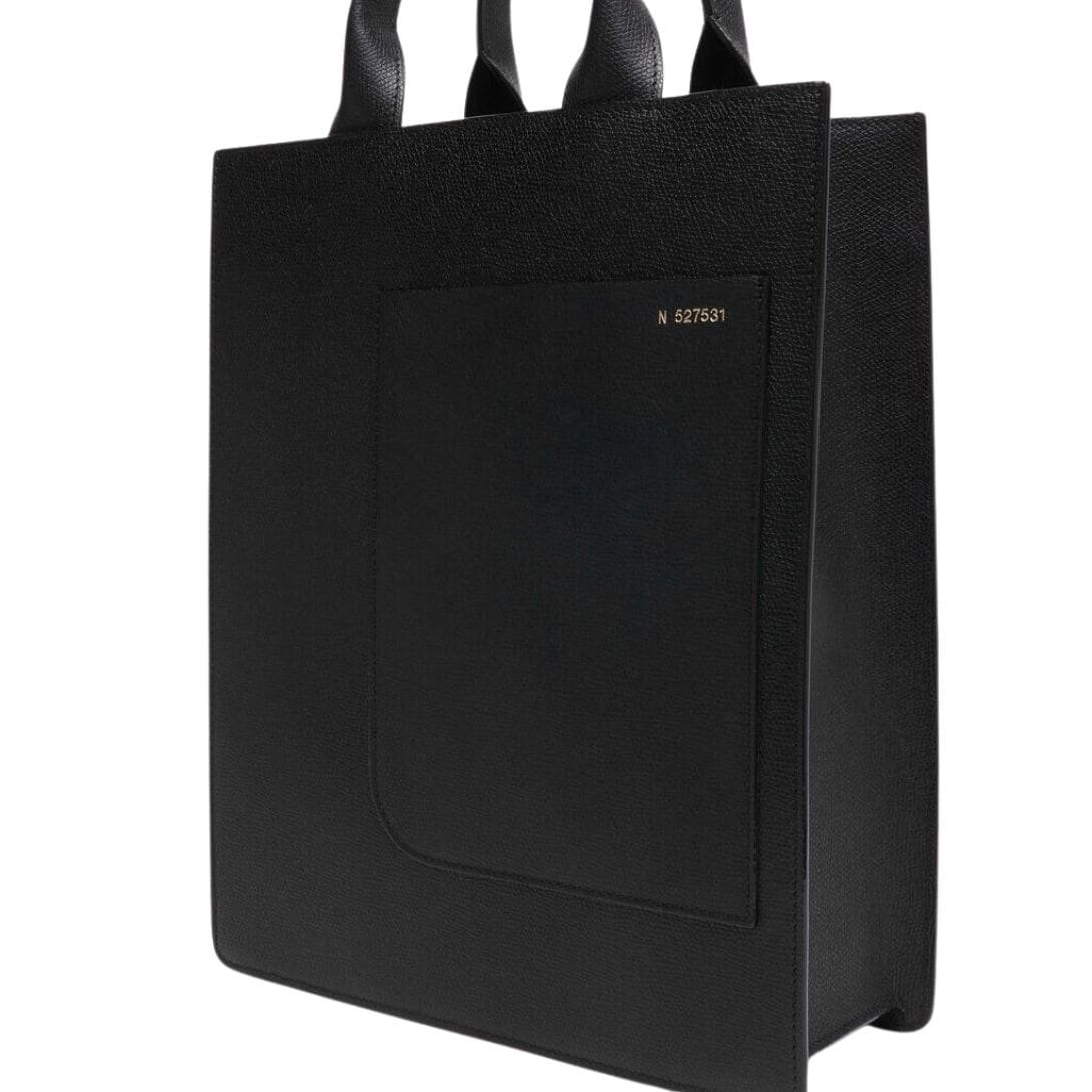 VALEXTRA BOXY TOP HANDLE MINI BAG