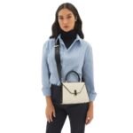 VALEXTRA ISIDE CHIAROSCURO TOP HANDLE MINI BAG