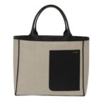 VALEXTRA SHOPPING MEDIUM BAG CANVAS
