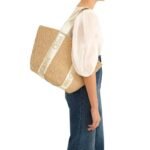 CHLOE LARGE WOODY BASKET LIGHT GOLD