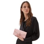 VALEXTRA ISIDE RHODOCHROSITE CLUTCH BAG