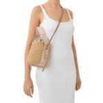 CHLOE SMALL WOODY BASKET BLUSHY BEIGE