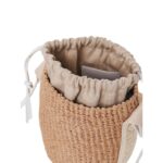 CHLOE SMALL WOODY BASKET GOLD