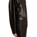 KHAITE THE GRACELL JACKET IN BLACK LEATHER