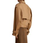 KHAITE THE HAMMOND JACKET IN KHAKI