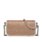 VALENTINO GARAVANI LOCÒ EMBROIDERED SMALL SHOULDER BAG