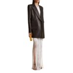 KHAITE THE JACOBSON BLAZER IN BLACK LEATHER