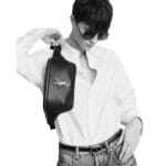 SAINT LAURANT CASSANDRE CLASSIC BELT BAG IN GRAIN DE POUDRE EMBOSSED LEATHER