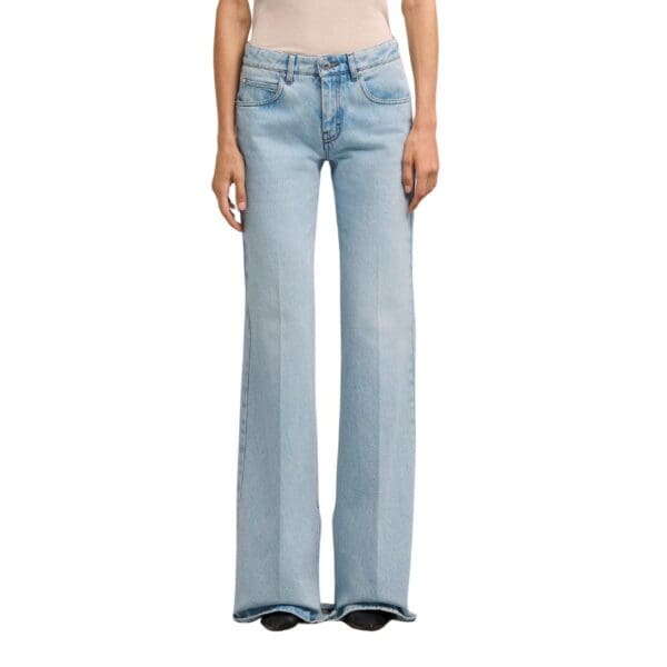 Ami Slitted Flare Fit Jeans