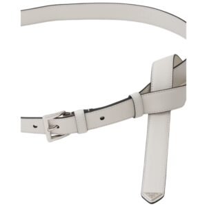 PARADA LEATHER BELT IN WHITE